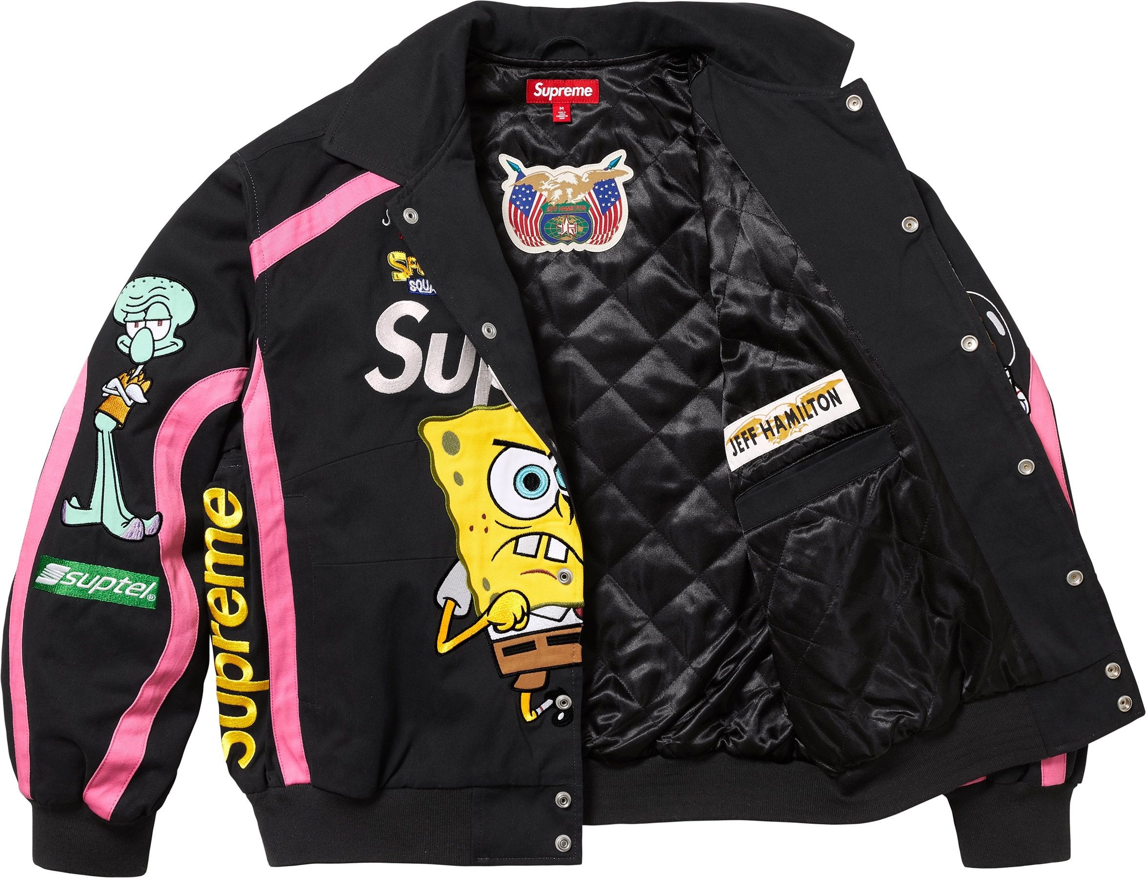 Supreme®/SpongeBob SquarePants Jeff Hamilton Racing Jacket view 13